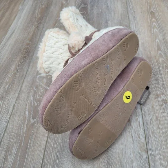 BEARPAW Women's Trista Slipper NWT | Size 9 | Real Wool Lining - Picture 4 of 5